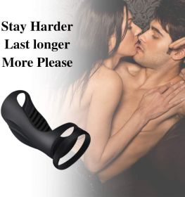 Tornado double ring locking fine ring for Longer Harder Stronger Erection;  Improve Sexual Performance;  Sex Toys for Men Massager Adult Sex Toys